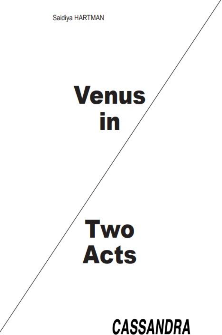 Saidiya Hartman. Gallery 214 Critical Fabulations. 2021 MoMA